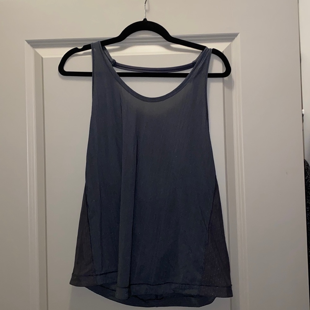 Lululemon Open Back Mesh Tank